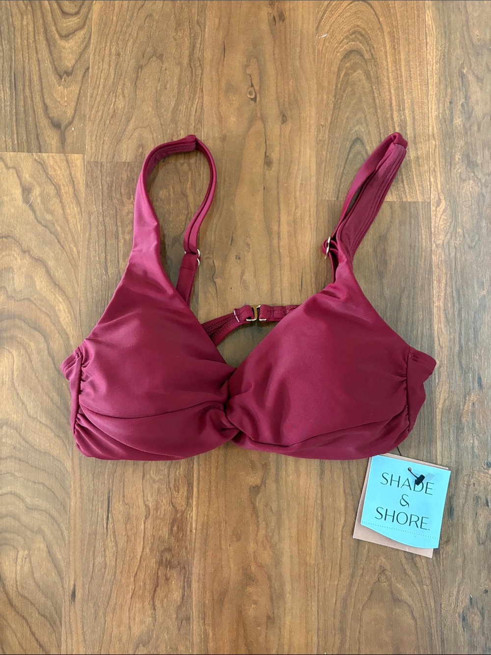 Shade & Shore Red Bikini Top